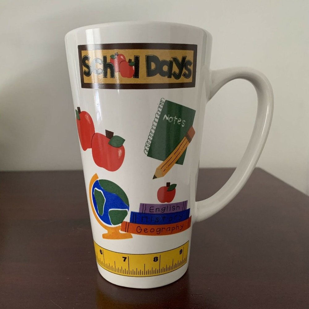 Teacher K 12 School Days Mug Large 24 ounces (3 Cups) Smith Enterprises Inc SEI